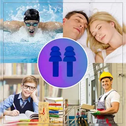 ekinsu Earplugs for Sleeping, Noise Cancelling Sound Blocking Ear Plug image 4