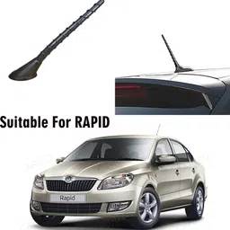 gs grow n shine Standard Quality Car Roof Decorative Show Antenna With Adhesive Tape (Sms_108) Flexible Aerial Rod with Adhesive Tape Antenna Suitable For - RAPID Whip Vehicle Antenna image 1