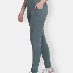 maysixty Solid Women Green Tights-picture-28