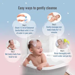 sebamed Baby Gentle Wash|pH 5.5|Baby Body Wash|Soap Free|Tear Free image 4