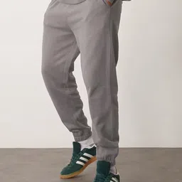 Men Solid Grey Track Pants-image-40