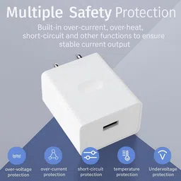 RVAT 45 W SuperVOOC 5 A Wall Charger for Mobile with Detachable Cable image 4