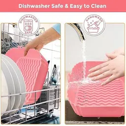 pabuza 2PCS Air Fryer Silicone Pot Replacement of Parchment Paper Liners Airfryer Tray image 5