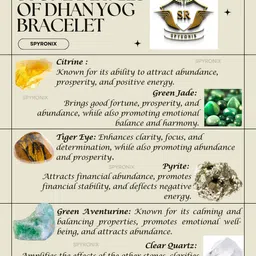 spyronix real treasure Stone Crystal Bracelet image 3