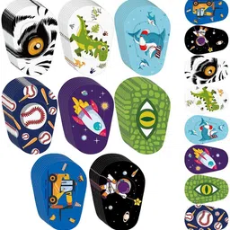 elephantboat Eye Patches for Kids Cotton Adhesive Eye Patch After Surgery for Lazy Eye 40pcs Films Medical Dressing image 1