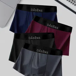 dasens Pack of 4 Solid Men Brief-picture-35
