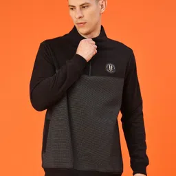 v-mart Men Full Sleeve Color Block Sweatshirt image 2