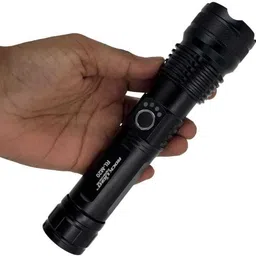 kay-joy RL-M20 LED Metal Torch | 3000mAh Battery | Type-C Fast Charging | Zoom Feature Torch image 3