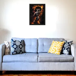 jog craft ms dhoni photo, dhoni photo, mahi photo frame Digital Reprint 10 inch x 14 inch Painting image 3