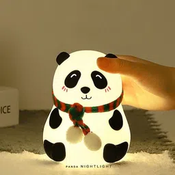 aj hub Cute Panda Silicon USB Rechargeable Night Light with Gesture Control Sensor_A47 Night Lamp-picture-17