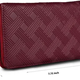 alsu Casual, Formal, Party Maroon Clutch image 4