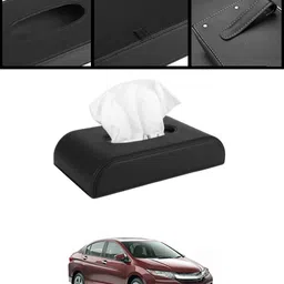 ayw Universal Black D Shape Leatherite Tissue Holder For Car/Home-59 Vehicle Tissue Dispenser-picture-13