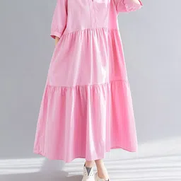 JC Mode A-Line Tiered Maxi Dress image 2