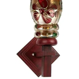 Somil Premium Designer Glass Wall / Night Lamp Elegant & Stylish Dcor Accent for Modern Interiors, Color- MultiColor- Size:- 20 X 24 X 30 CM-image-19