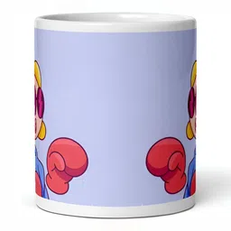 Mr UVD Blue Ceramic Cup image 3