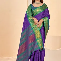 Panzora Woven Design Zari Handloom Saree image 2