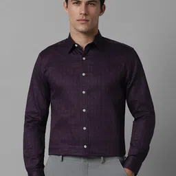 Louis Philippe Men Spread Collar Conversational Printed Cotton Slim Fit Formal Shirt-picture-24