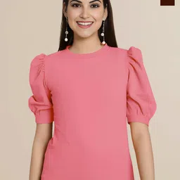 Mast & Harbour Women Pack Of 2 Puff Sleeve Top-picture-33
