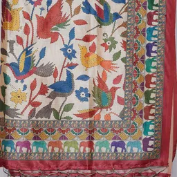 Rani Saahiba Printed Art Silk Dupatta image 4
