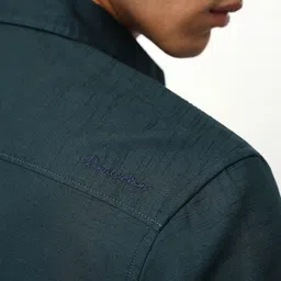 Dennis Lingo Men Solid Regular Fit Full Sleeves Shirt image 5