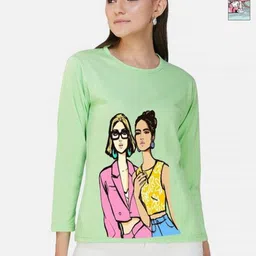 Metronaut Women 2 Printed Bio Finish T-shirt-picture-34