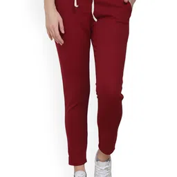 KASHMIRI QUEEN Women Mid-Rise Track Pants-image-0