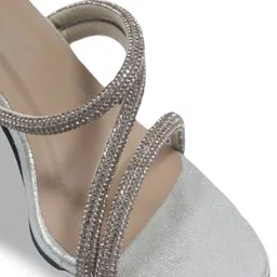 Sana K Luxurious Footwear Party Wedge Peep Toes with Laser Cuts image 5