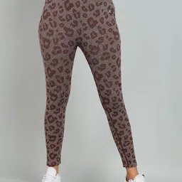 KOBO Printed Ankle Length Seamless Sports Tights-picture-14