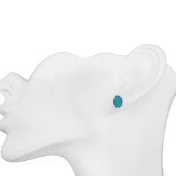 DZINETRENDZ Oval Studs Earrings image 4