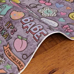 kaleen india Anti-Skid Backing Washable Indoor-Outdoor Rugs image 4