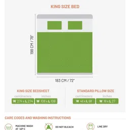 DDecor Beige 4 Piece Double King Geometric Cotton Bedding Set image 5