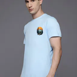 CASUALBUD Graphic Printed Round Neck Running Tshirt image 5