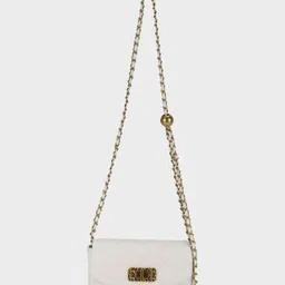 MINI WESST PU Structured Sling Bag with Tasselled image 3