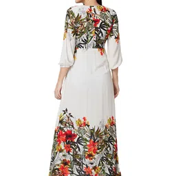 Iti Floral Print Maxi Dress image 4