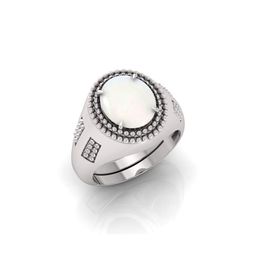 todani jems 5.25 Ratti Moonstone Stone Certified Gemstone Silver Plated |With Lab Certificate-picture-10