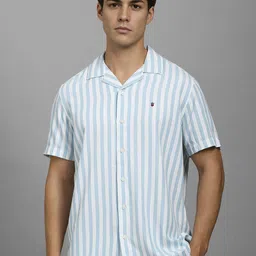 Louis Philippe Jeans Men Slim Fit Striped Casual Shirt image 1