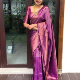 AMRUTKALA SAREES Woven Design Zari Saree-picture-12