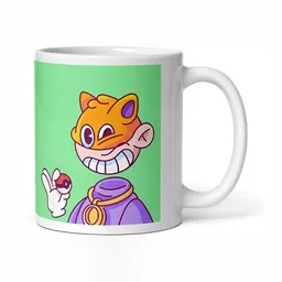 Mr UVD White Ceramic Cup image 3