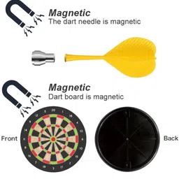 aditi toys Magnetic Dartboard with 4 Soft Darts, Suitable for Kids Soft Tip Dart image 4