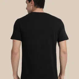 SOULIVELY Men Typography Printed Antimicrobial T-shirt image 3