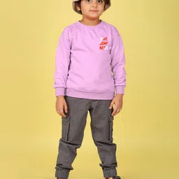 NUSYL Boys Printed Oversized Sweatshirt image 4