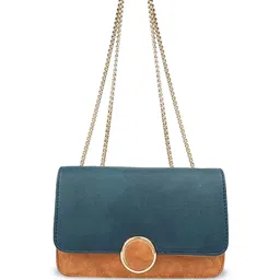 PARSLEY Women Colourblocked Structured Sling Bag-picture-40