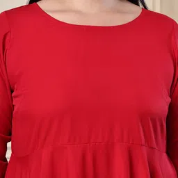 theRebelinme Crepe Fit & Flare Midi Dress image 3