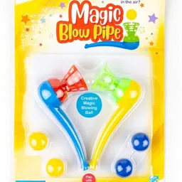 zokato Magic Blow Pipe Set of 2 Floating Ball Creative Magic Blowing Ball Toy. image 5