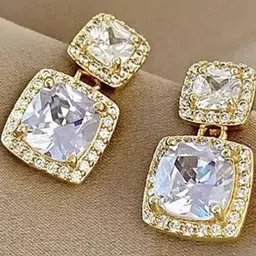 SZN Square Drop Earrings image 1