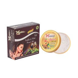Mexico herbs Set Of 2 Wine & Vodka Facial Kit - 110 g & Apricot Face Scrub - 100 g image 1