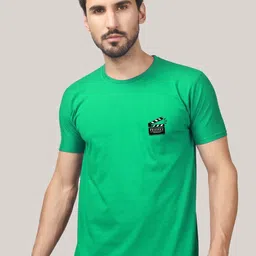 Greylongg Men Solid Round Neck Slim Fit T-shirt-picture-14