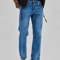 Snitch Men Classic Bootcut Light Fade Stretchable Jeans-picture-21
