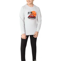 MIST N FOGG Boys Graphic Round Neck Long Sleeves Printed T-shirt image 3
