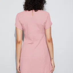 Ginger by Lifestyle Self Design Round Neck Fit & Flare Mini Dress image 5